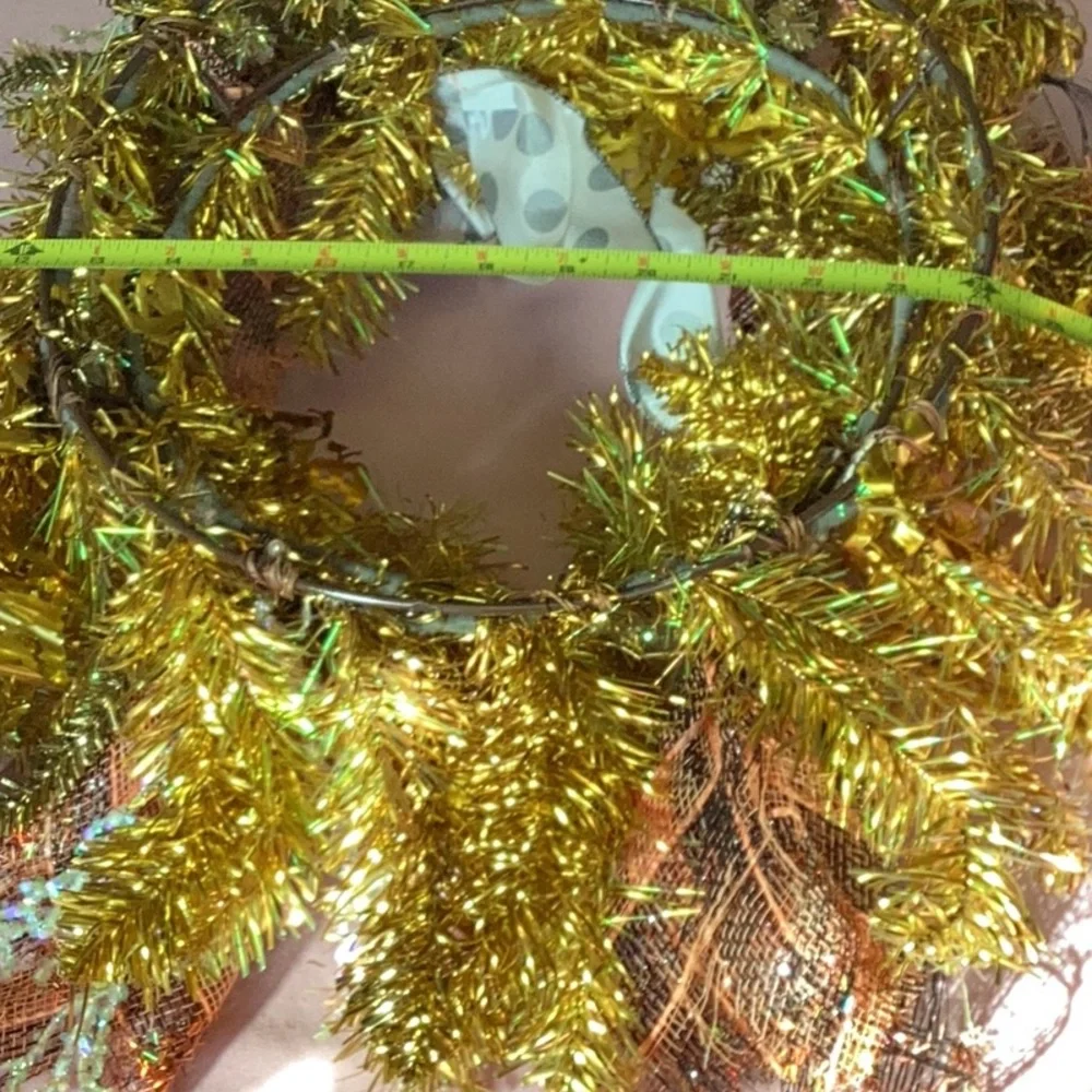 Candy Corn Themed Wreath